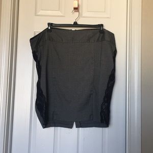 Cavaricci | Gray&Black Pencil Skirt